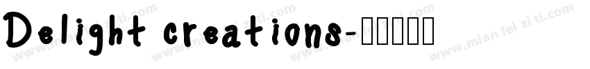 Delight creations字体转换